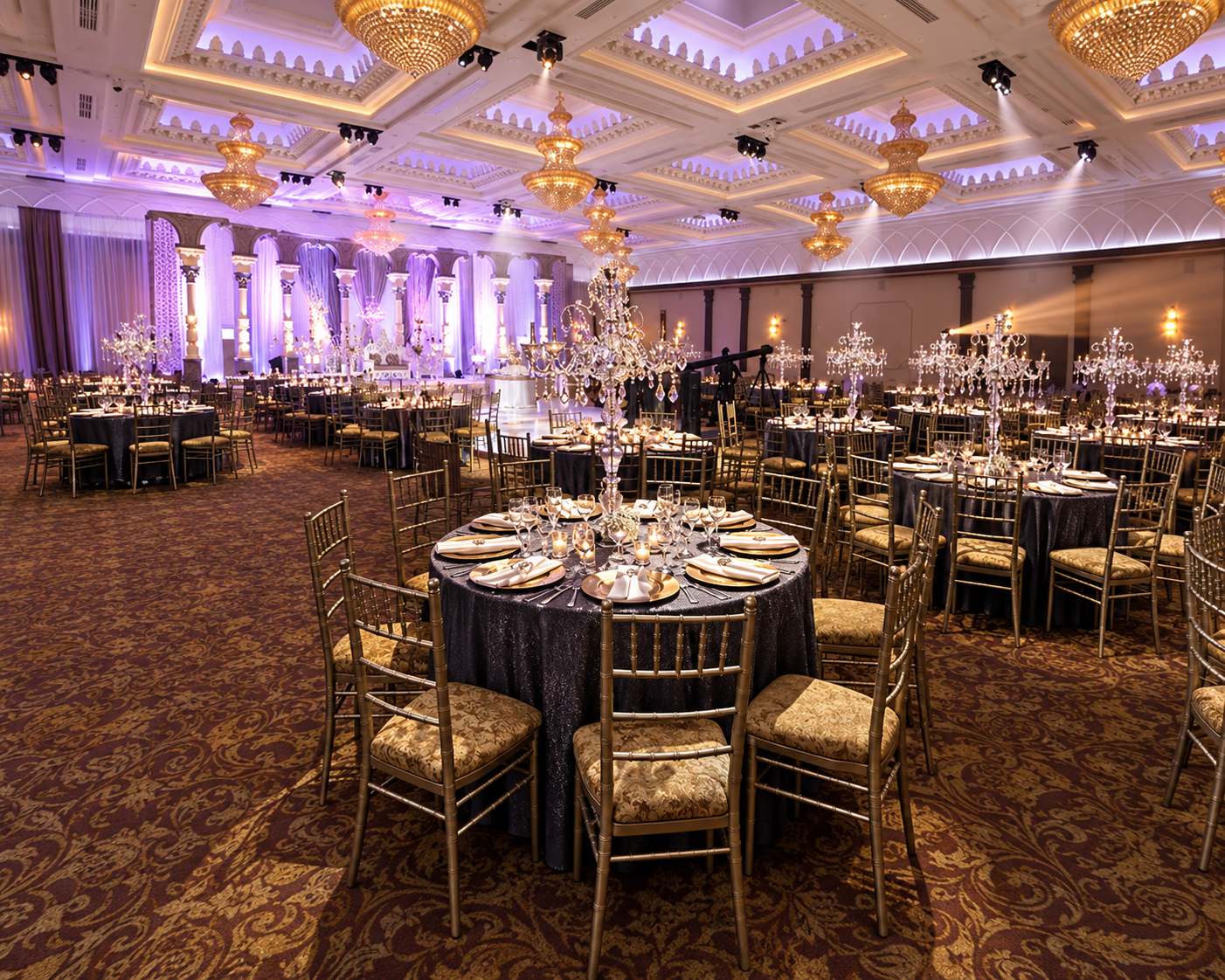 Official In-House Banquet Hall Audio Visual and Stage Lighting