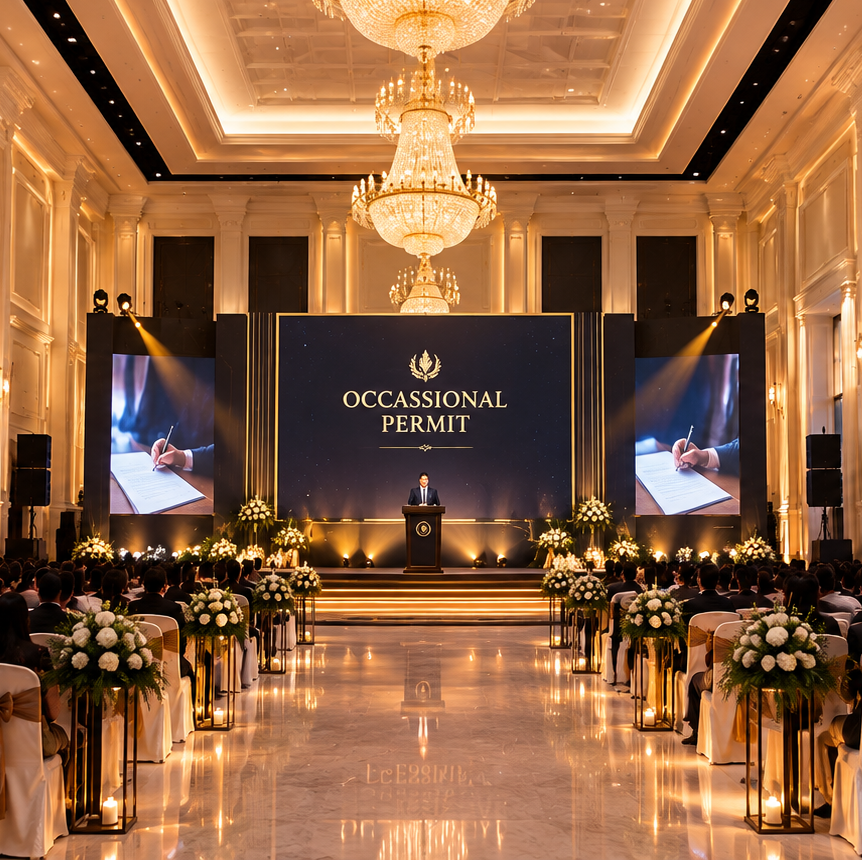 Elegant event celebration